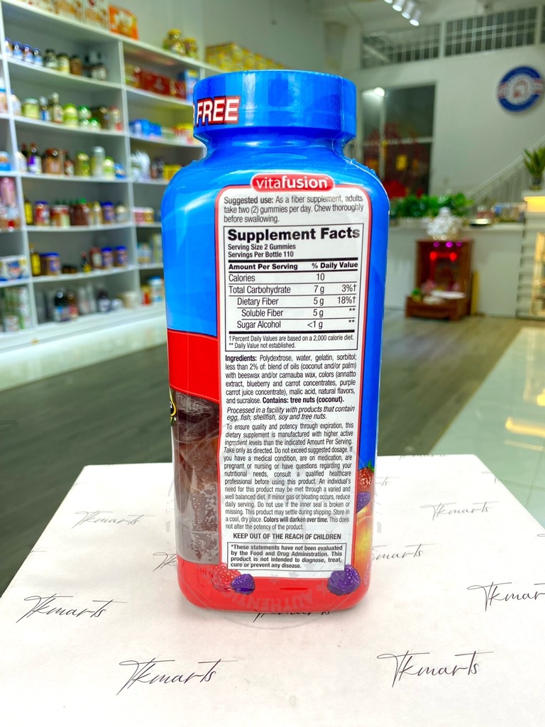 Vitafusion - Fiber Well (Kẹo Chất Xơ 220 Viên)