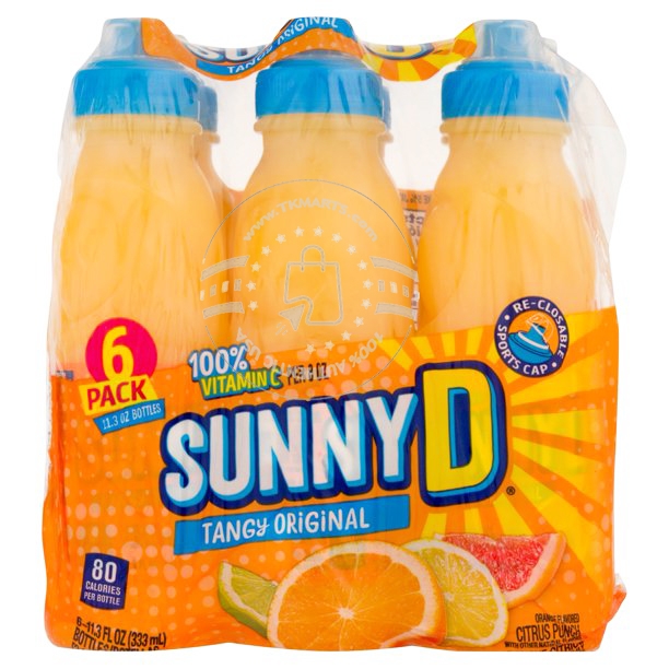 SUNNY D - Tangy Original 100% Vitamin C (Nước Cam 333ml)