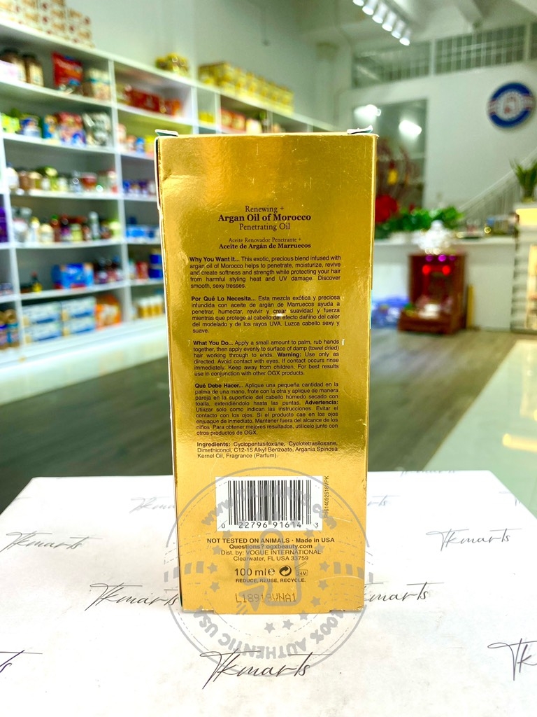 OGX - RENEWING + ARGAN OIL OF MOROCCO (DƯỠNG TÓC 100ml)