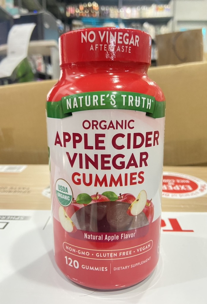 Nature’s Truth - Apple Cider Vinegar Gummies (KẸO GIẤM TÁO GIẢM CÂN 120 VIÊN)