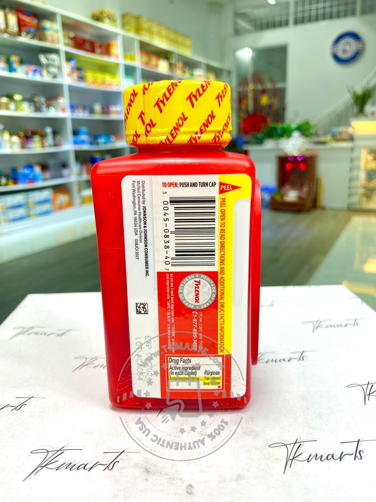 Tylenol - ARTHRITIS 8HR (Giảm Đau , Hạ Sốt 290 Viên)