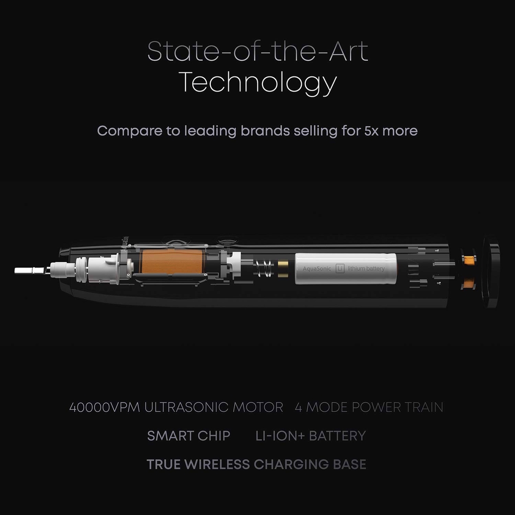 AquaSonic - Black Series Untra Sonic Whitening (Bàn Chãi Điện)