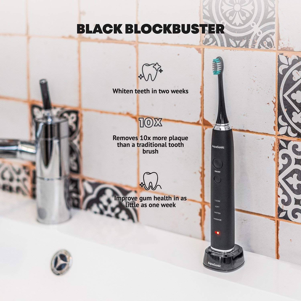 AquaSonic - Black Series Untra Sonic Whitening (Bàn Chãi Điện)