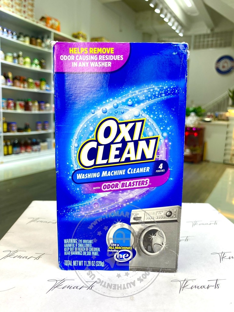 OXI CLEAN - Tẩy Lòng Máy Giặt (4 Bịch)