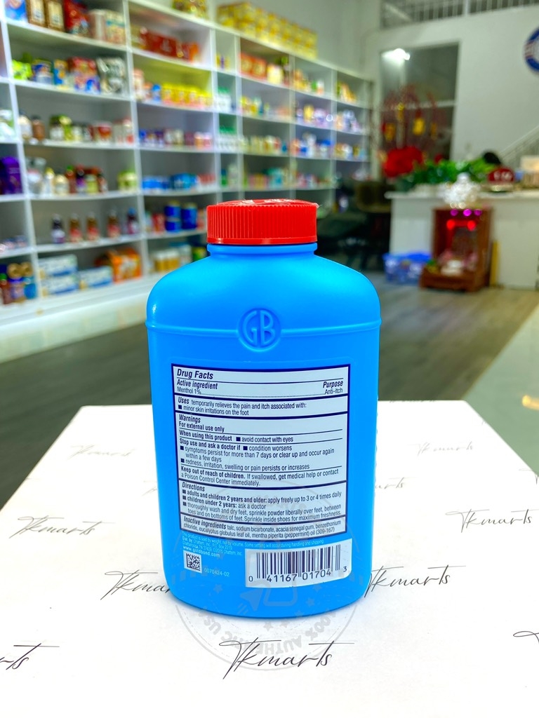 Gold Bond - Foot Powder (Bột Khử Mùi  Hôi Chân 113g)