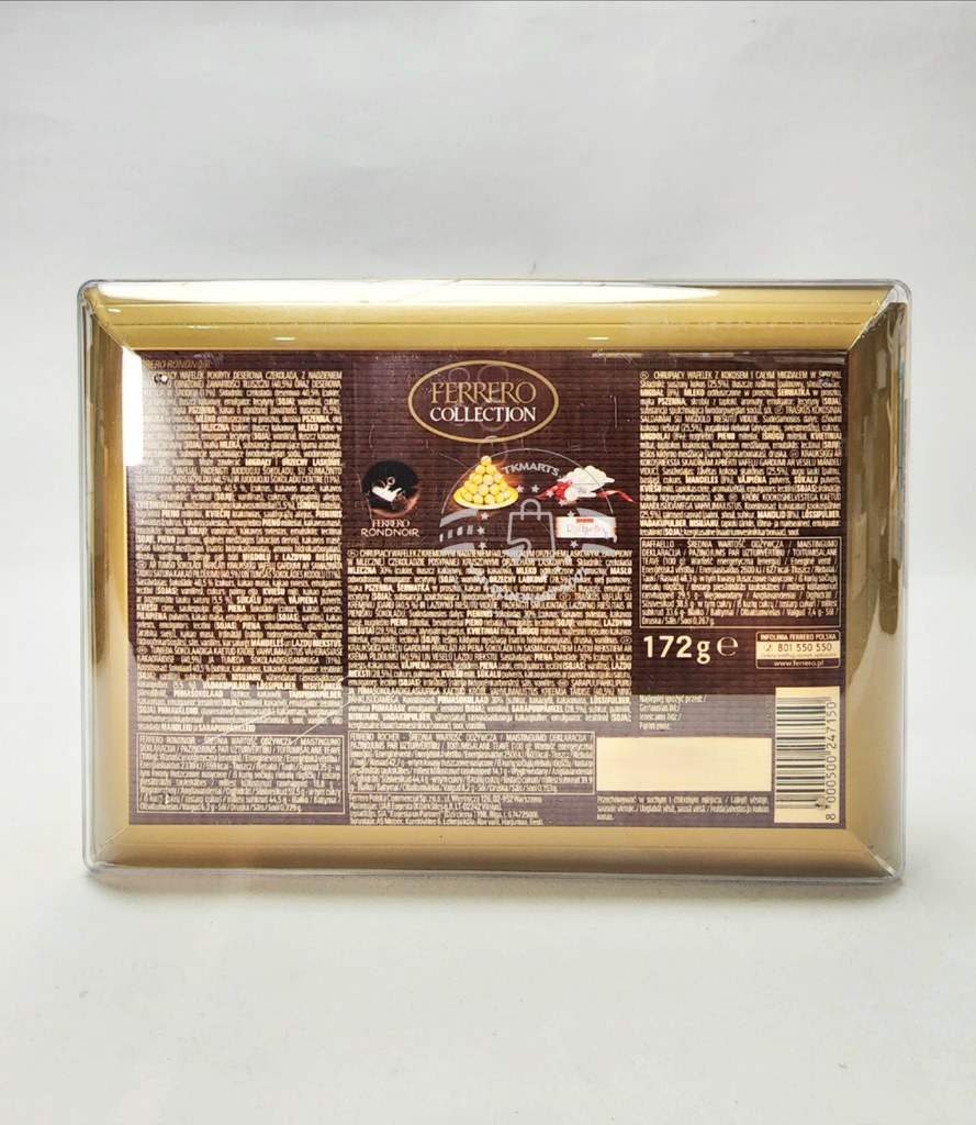 FERRERO - COLLECTION (CHOCOLATE VIÊN HỖ HỢP 172G)