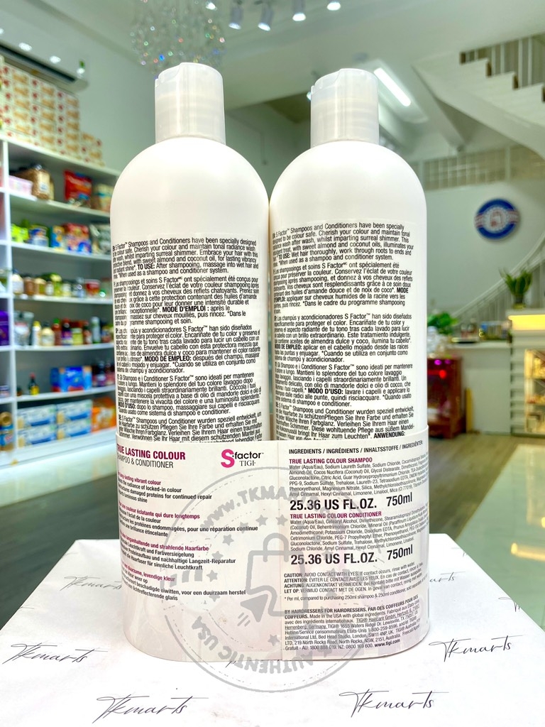 TIGI - S-Factor (Dậu Gội & Dầu Xã 750ml)