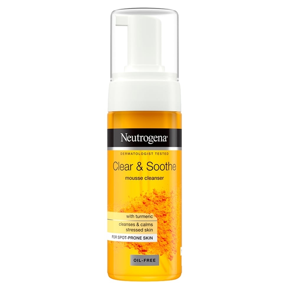 NEUTROGENA - CLEAR & SOOTHE (SỮA RỬA MẶT TẠO BỌT TINH CHẤT NGHỆ 150ml)