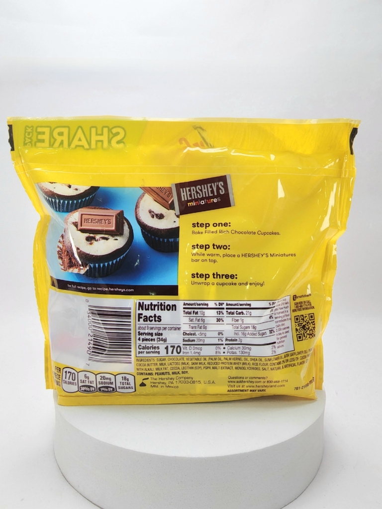 HERSHEY'S - MINIATURES SHARE (CHOCOLATE CANDY 294G)