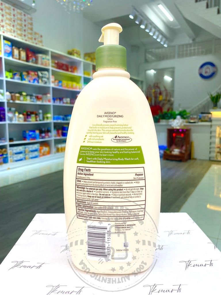 Daily Moisturizing - (Sữa dưỡng thể Aveeno  Lotion 591ml)