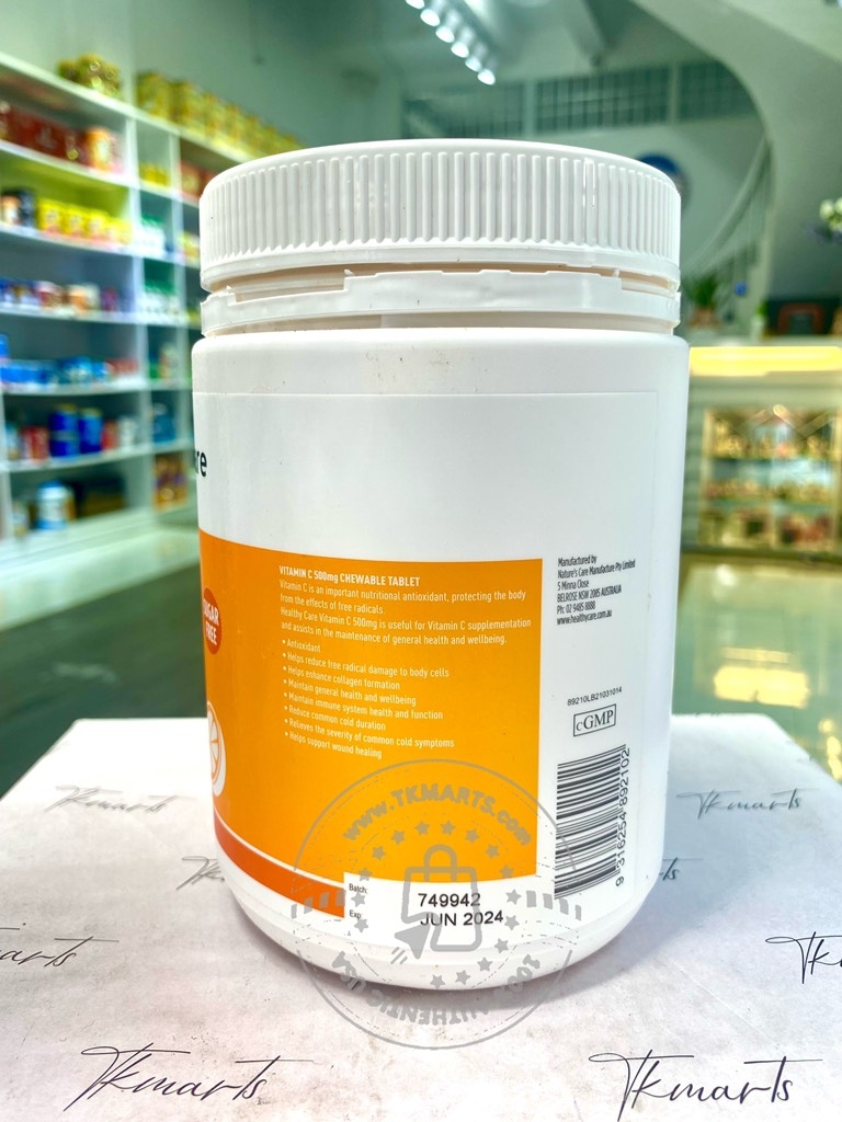 Heathy Care - Vitamin C 500mg (500 Viên)