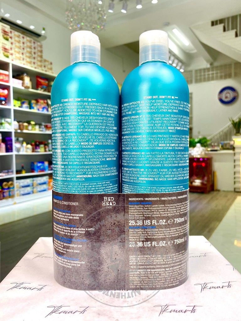 TIGI - BED HEAD (Dầu Gội & Dầu Xã Xanh 750ml)