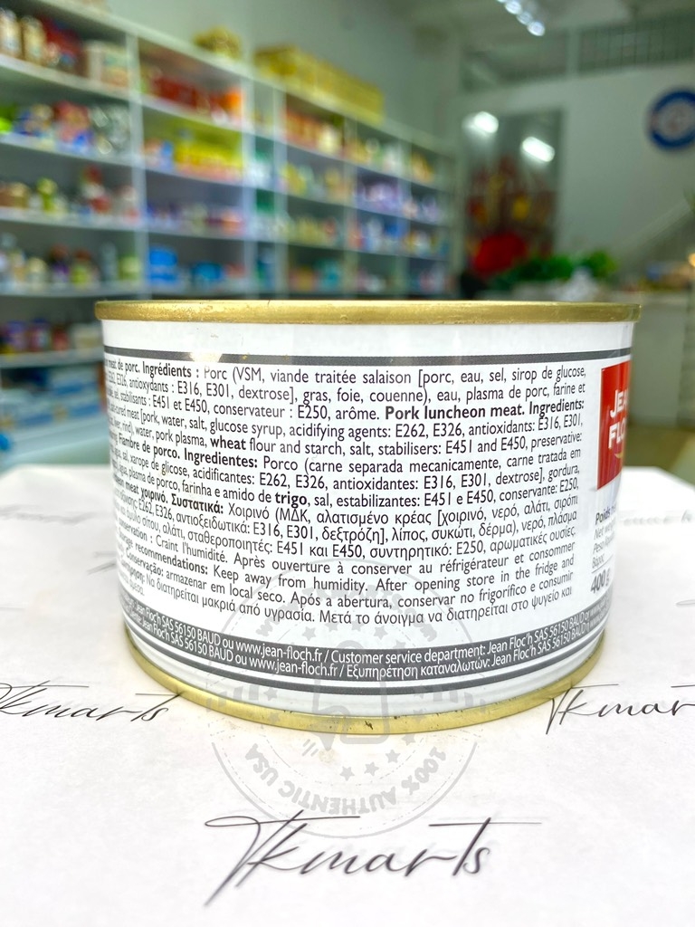 JEAN FLOC’H - Flambre (Thịt Heo Hộp 400g)