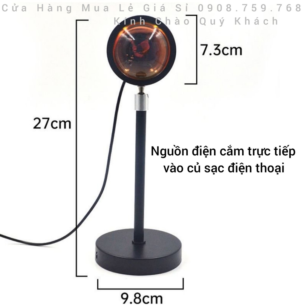 Đèn Hoàng Hôn Cầu Vồng  Đèn Sống Ảo 💞 Dùng Để Live Stream Quay Video Chụp Hình