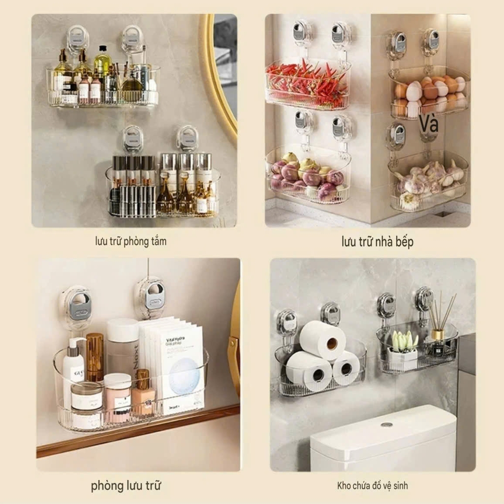 Kệ đựng đồ nhựa Mica trong suốt