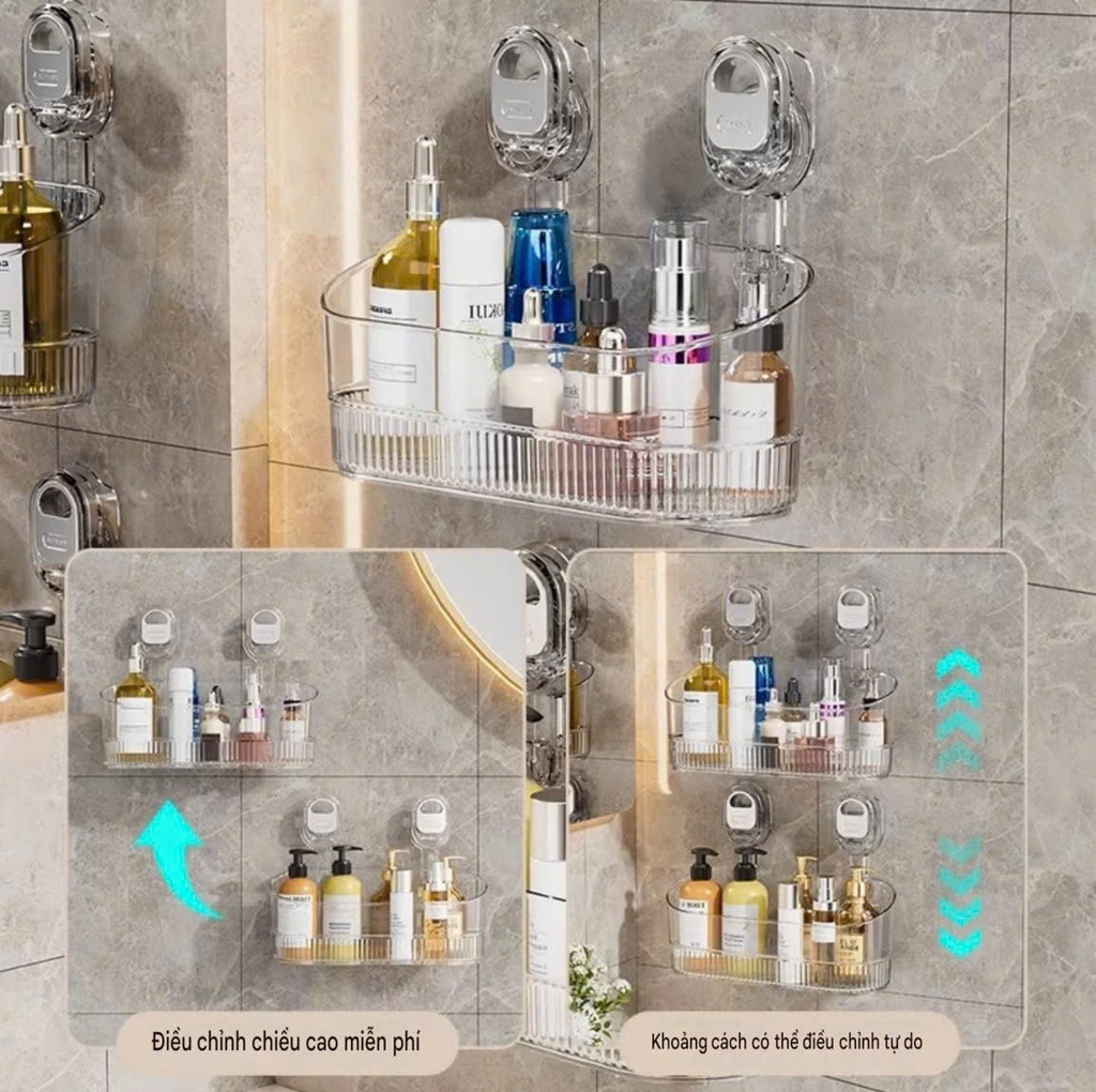 Kệ đựng đồ nhựa Mica trong suốt
