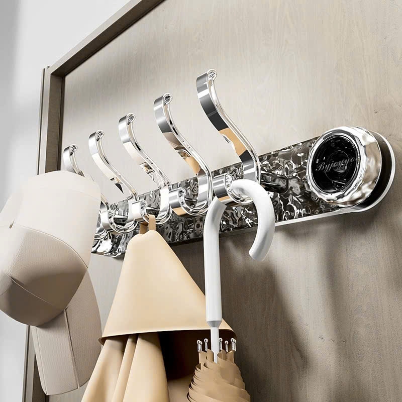 Thanh treo đồ 5 móc hút tường