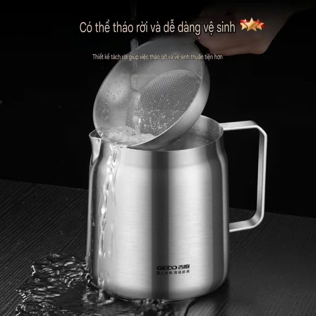 Bình lọc dầu Inox 304 dung tích 2 lít