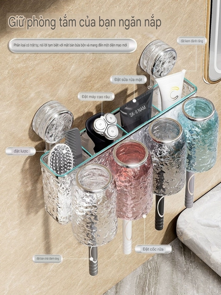 Hộp để bàn chải và kem đánh răng