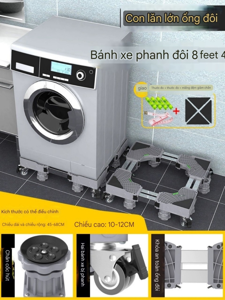 Bộ khung đế đỡ máy giặt và tủ lạnh