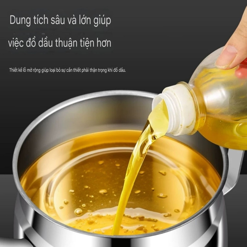 Ca lọc dầu ăn Inox không rỉ