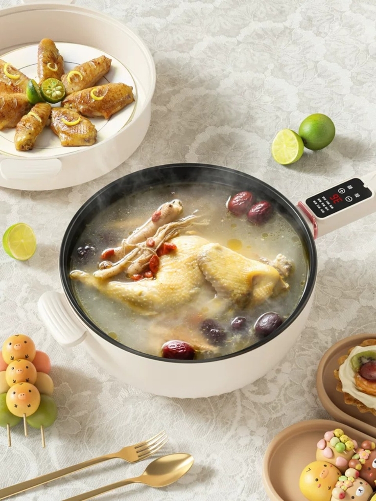 Chảo 2 tầng đa năng chiên xào và nấu lẩu