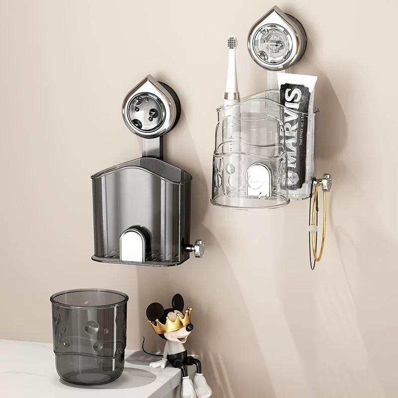 Giá để bàn chải kem đánh răng loại hút tường