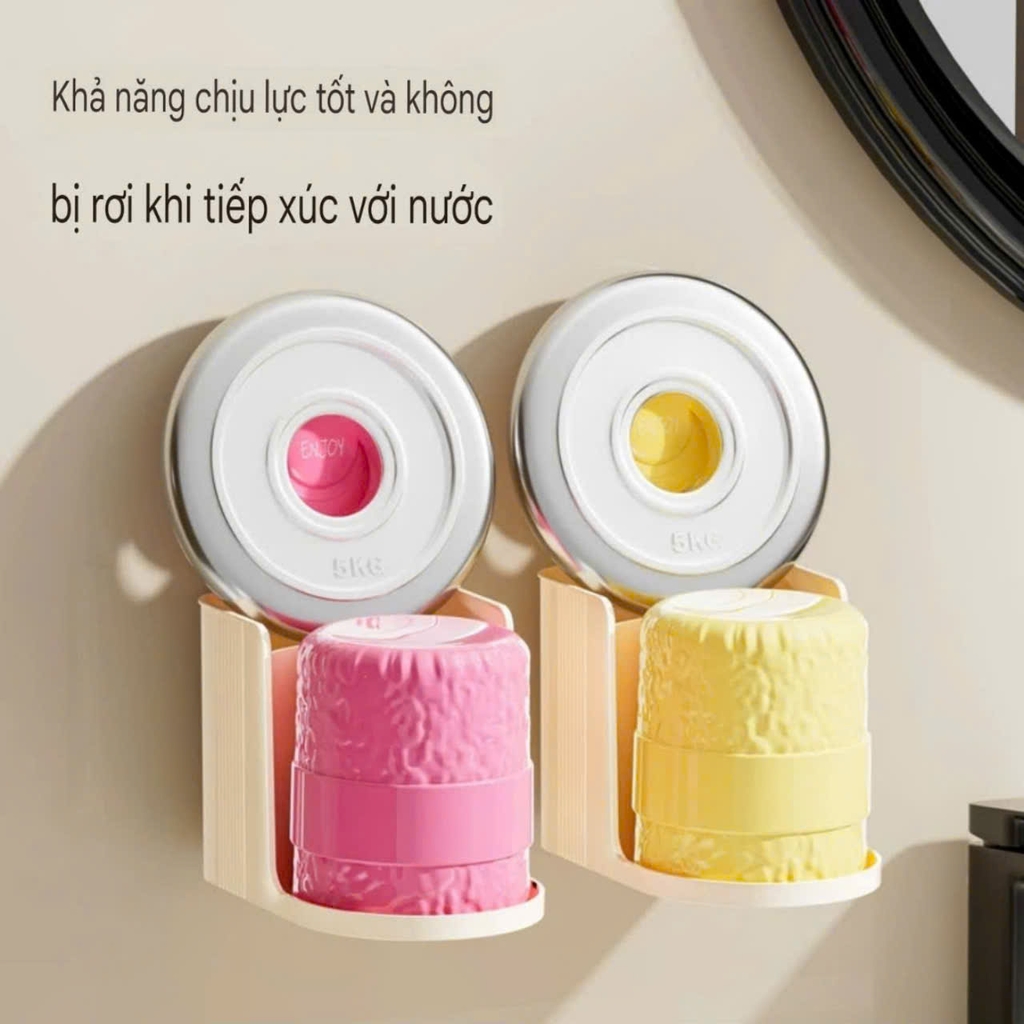Giá để cốc và bàn chải kem đánh răng