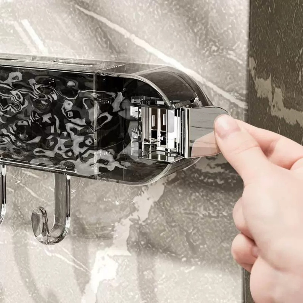 Giá để dao kéo có 7 móc nhỏ loại hút tường