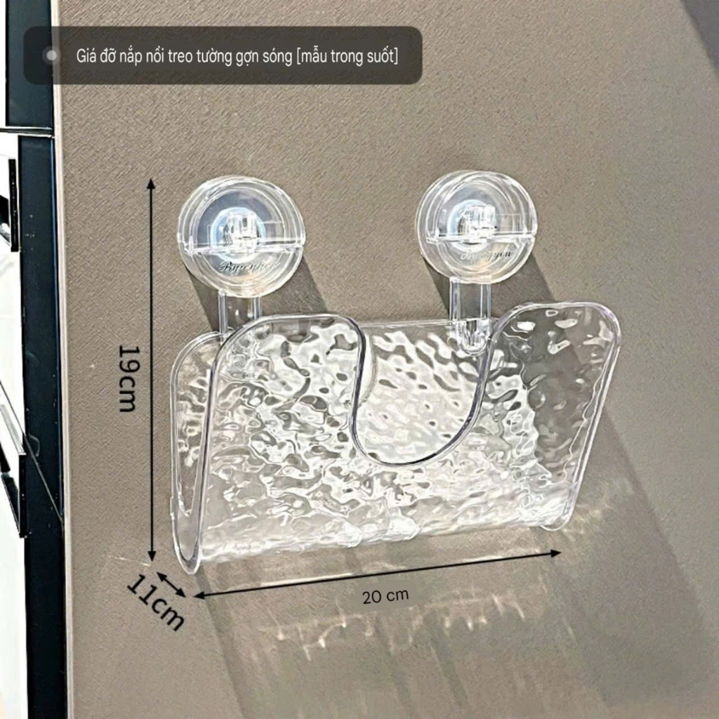 Giá đỡ nắp nồi hút tường