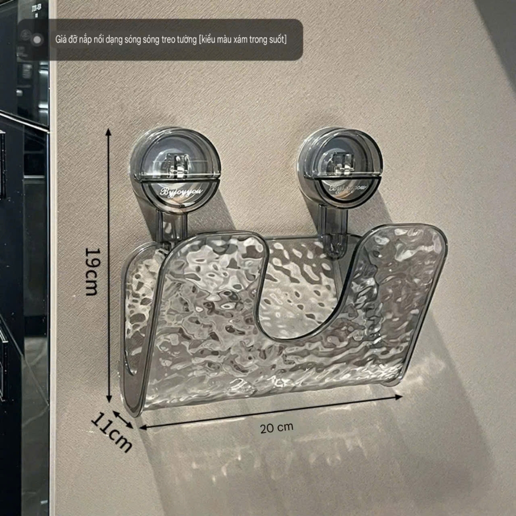 Giá đỡ nắp nồi hút tường