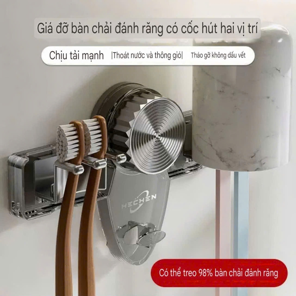 Giá đựng kem đánh răng và bàn chải