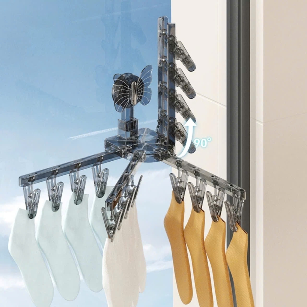 Giá phơi đồ lót 5 nhánh kiểu xếp gọn