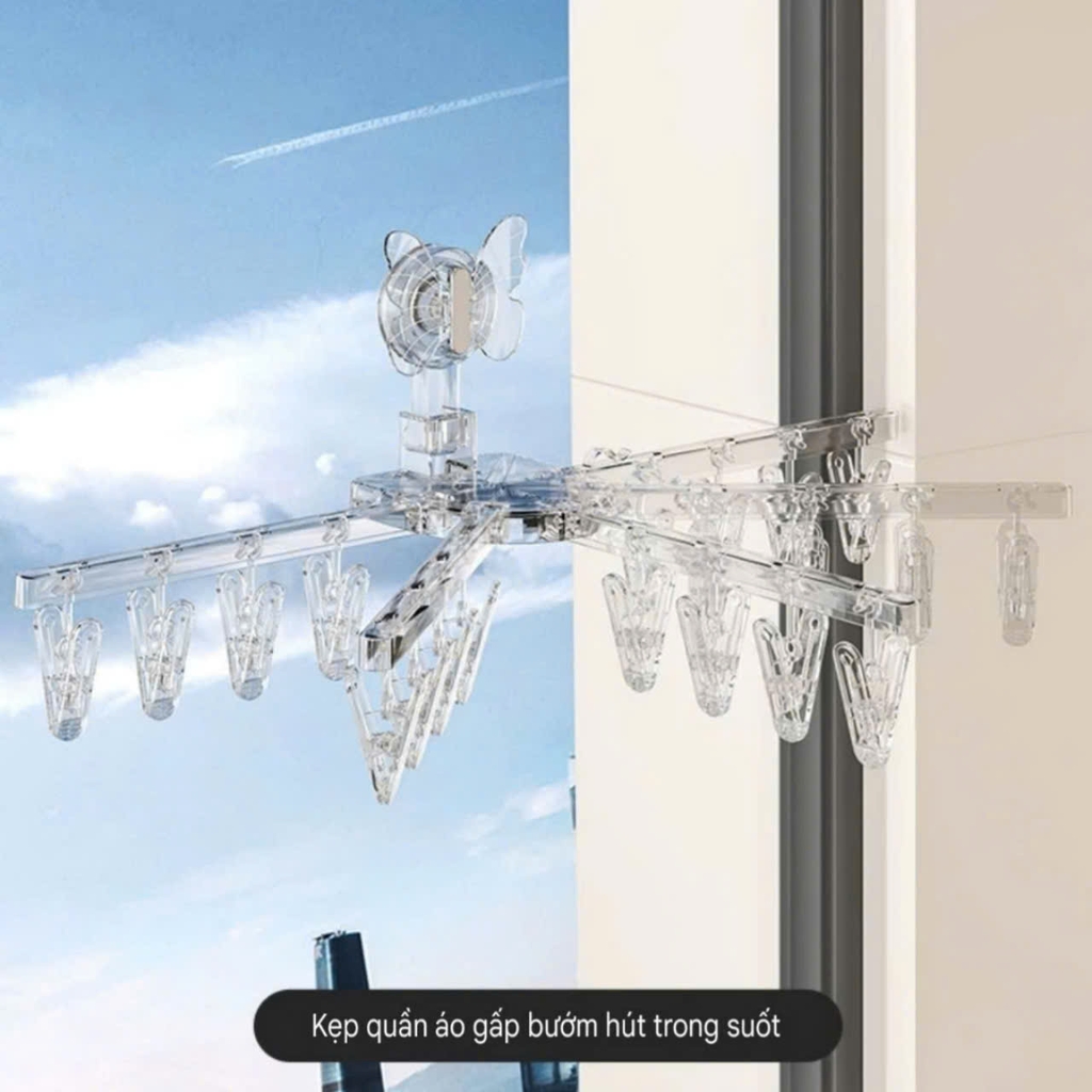 Giá phơi đồ lót 5 nhánh kiểu xếp gọn