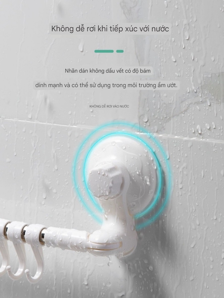 Thanh treo khăn tắm không cần khoan tường