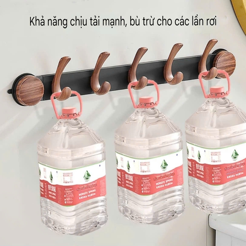 Giá treo quần áo màu đen óc chó