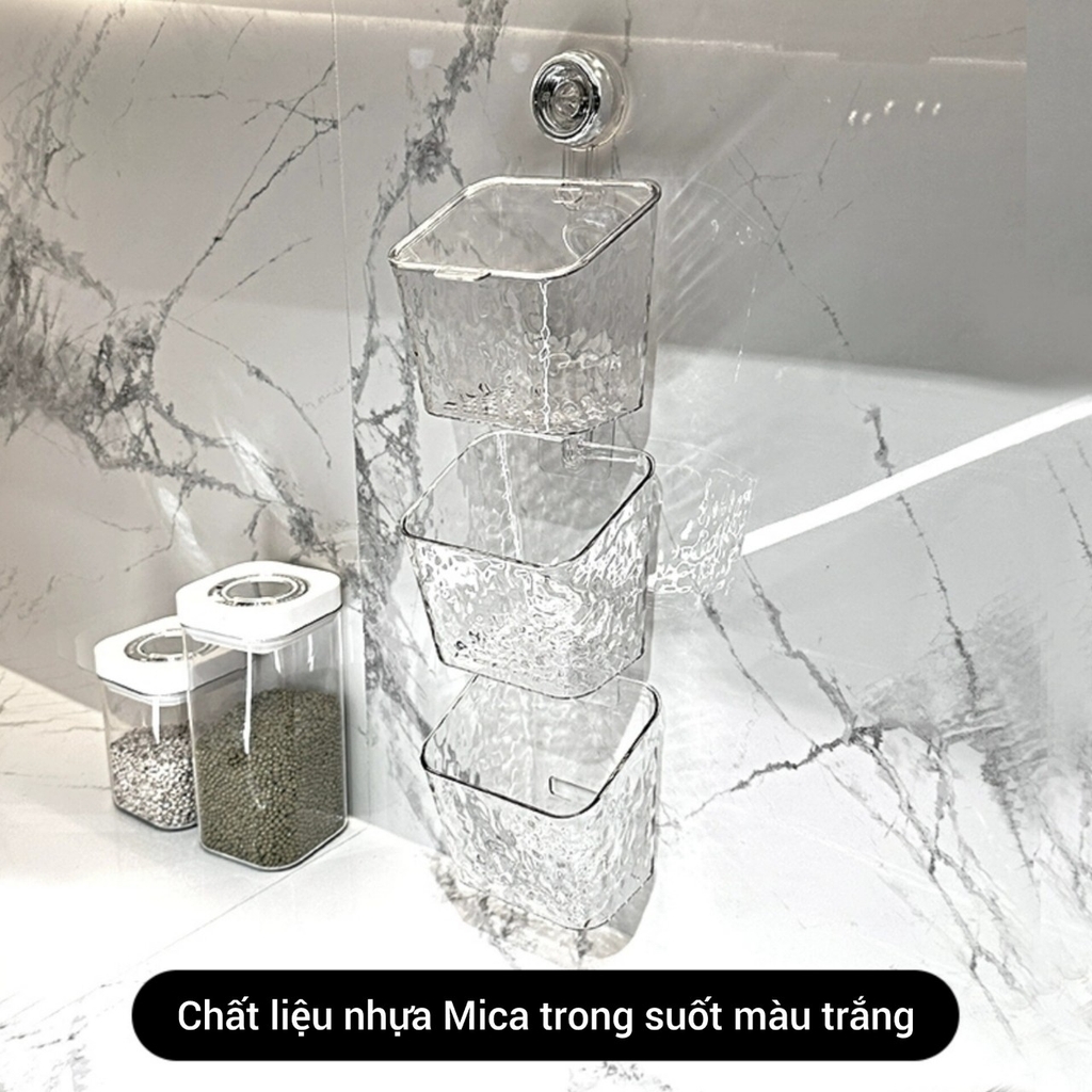 Hộp 3 tầng đựng đồ nhà bếp nhà tắm