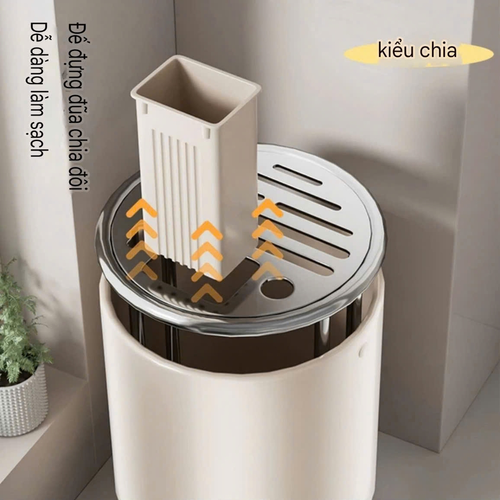  Hộp để dao kéo muỗng đũa xoay 360 độ