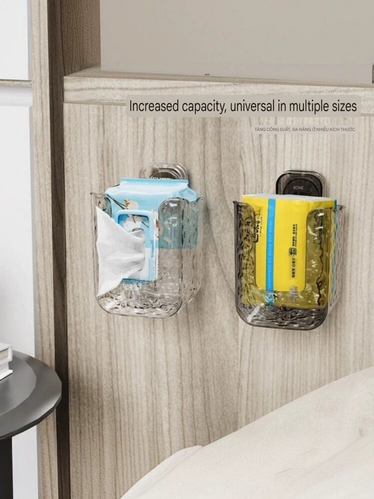 Hộp để khăn giấy ngược loại hút tường