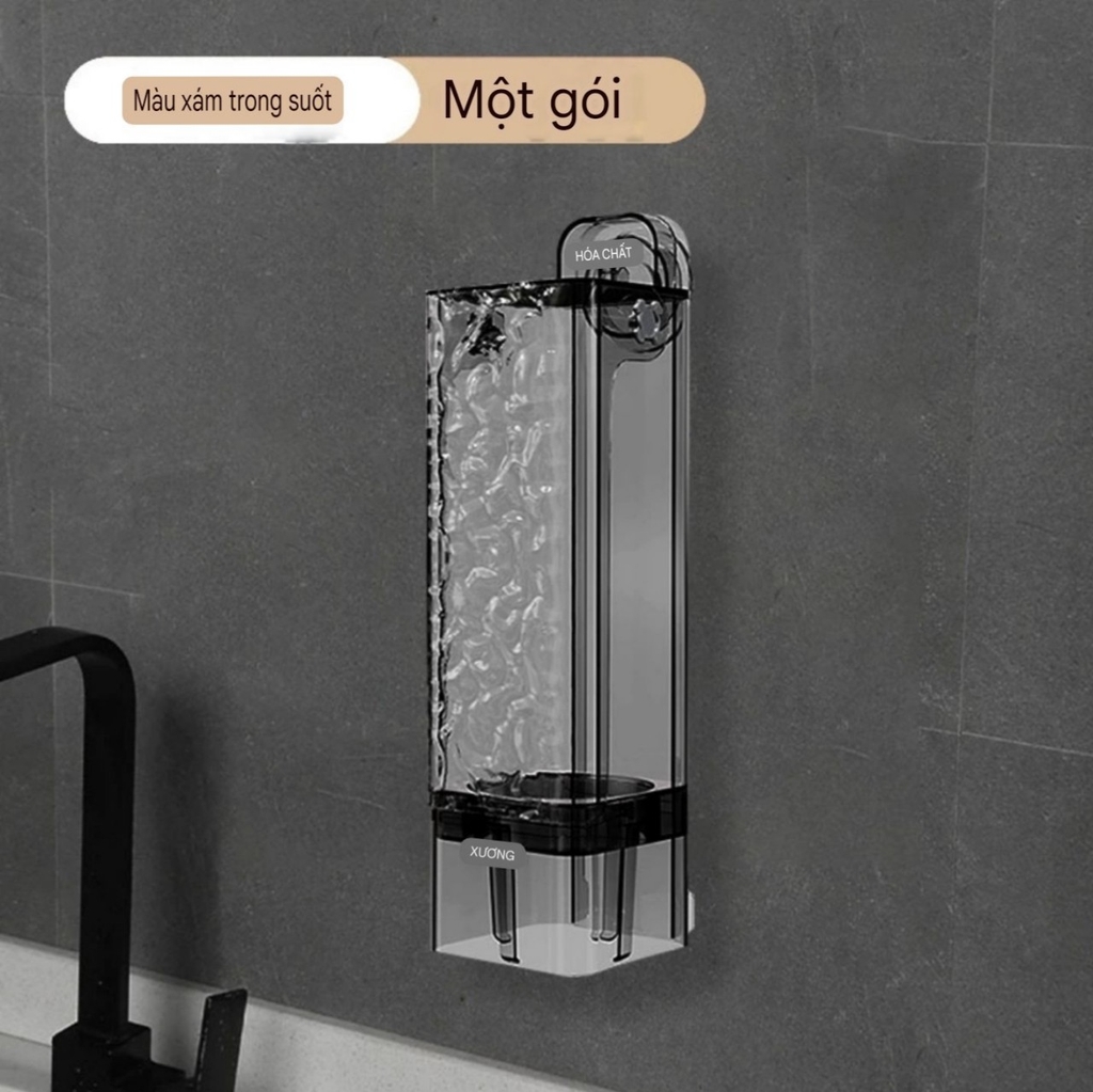 Hộp để ly cốc kiểu hút tường