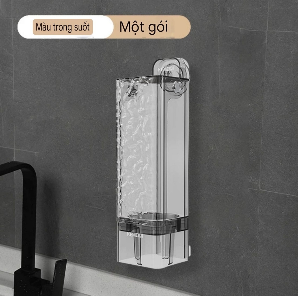 Hộp để ly cốc kiểu hút tường
