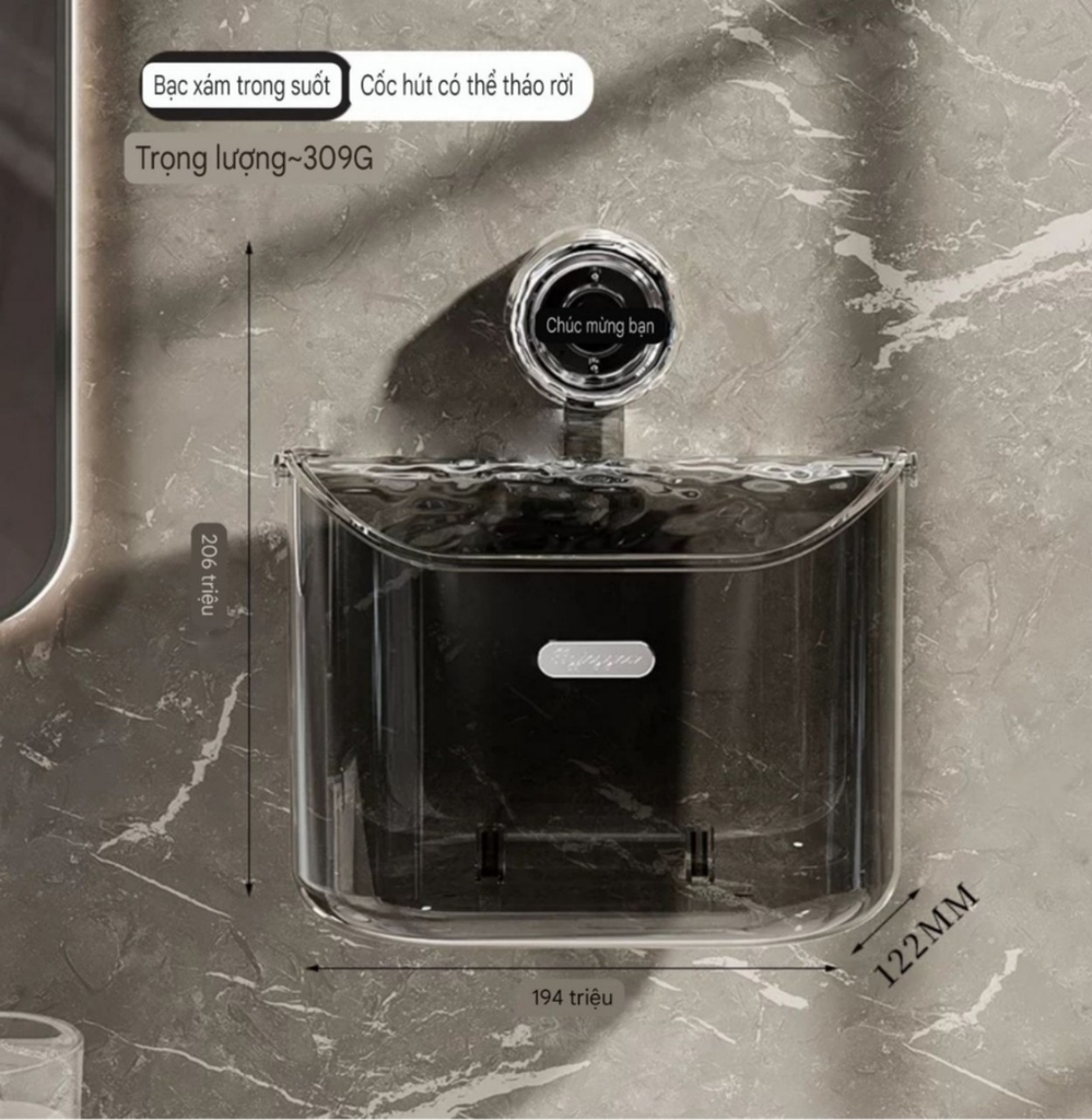 Hộp đựng bông tẩy trang và hành tỏi