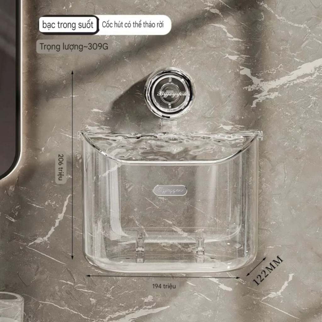 Hộp đựng bông tẩy trang và hành tỏi