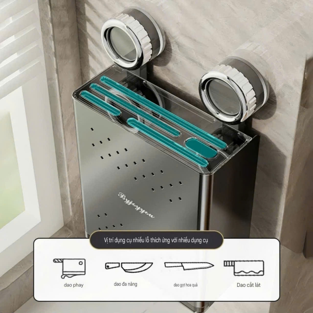 Hộp đựng dao bằng hợp kim nhôm kiểu hút tường