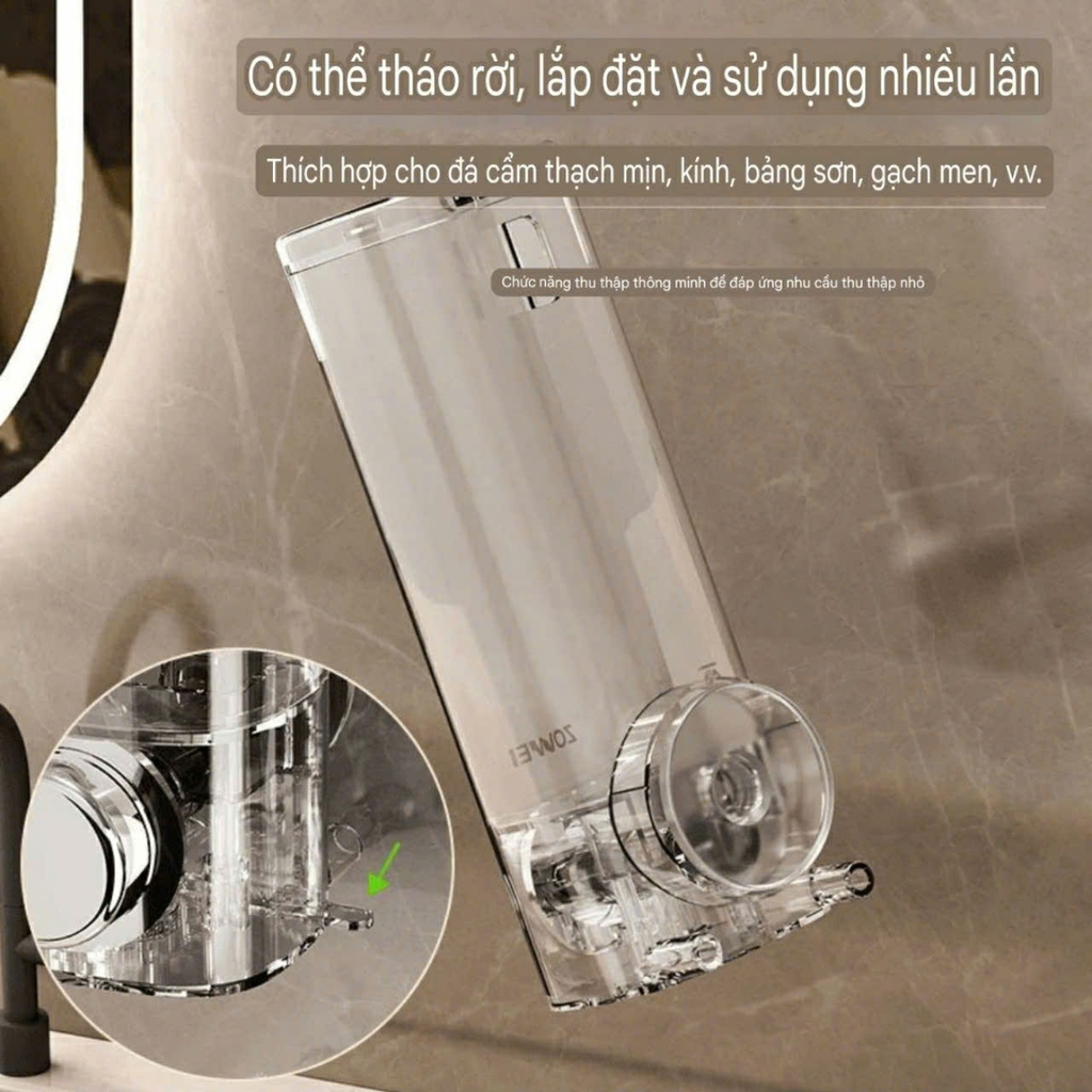 Hộp đựng dầu gội và sữa tắm loại hút tường