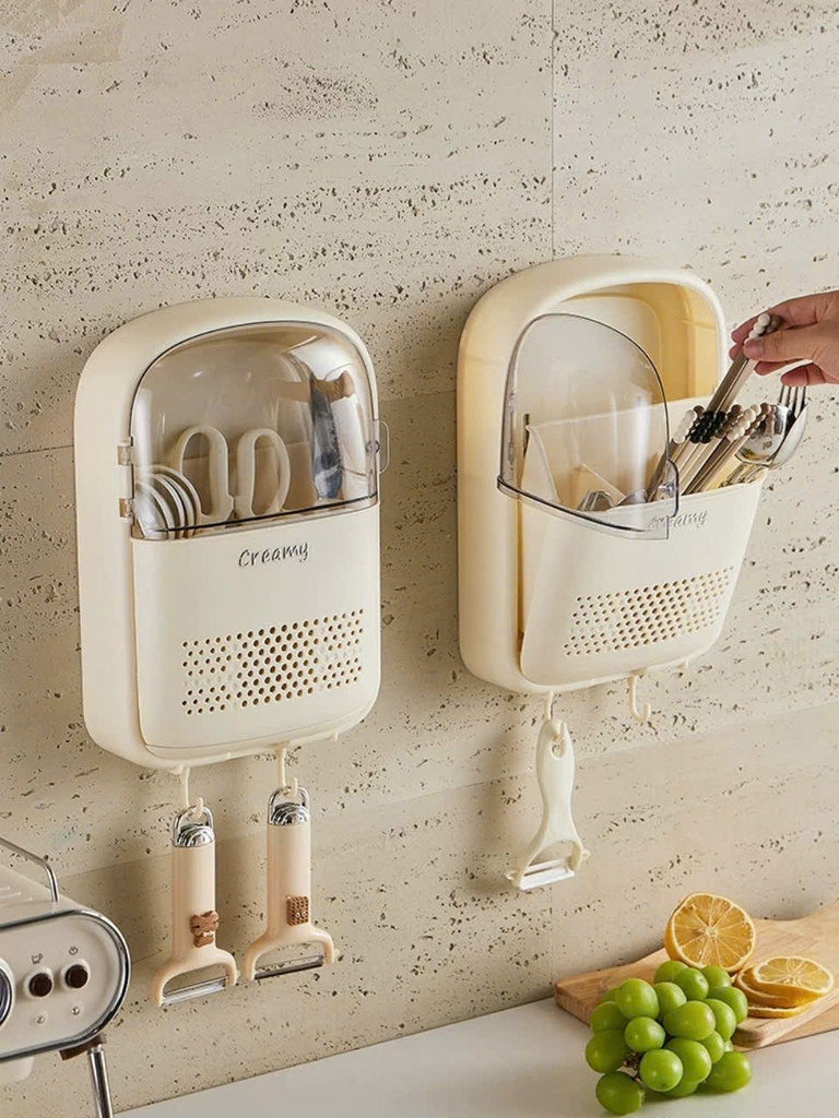 Hộp đựng đũa kiểu dán tường