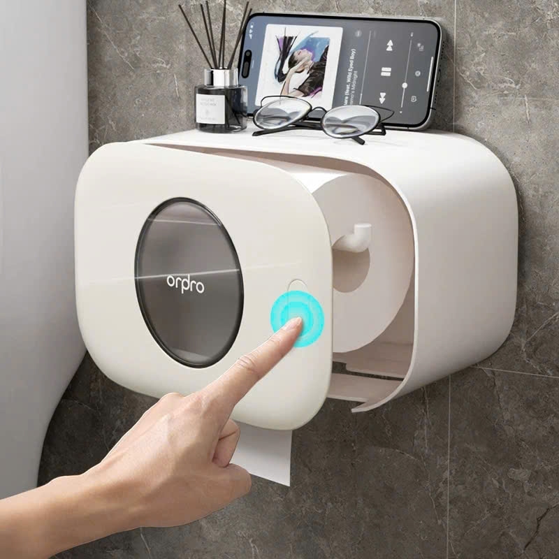 Hộp đựng giấy cuộn loại hút tường