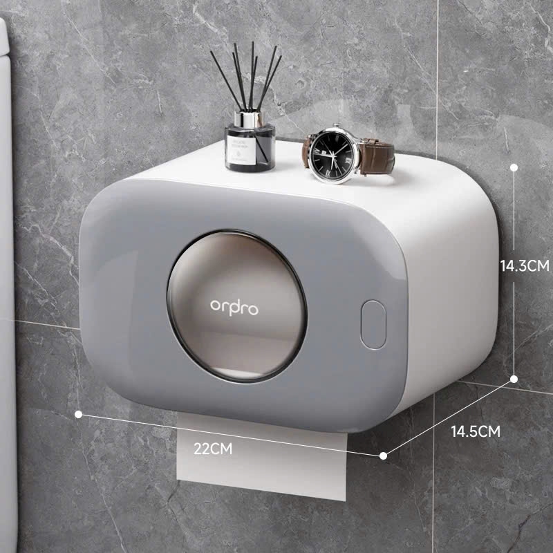 Hộp đựng giấy cuộn loại hút tường