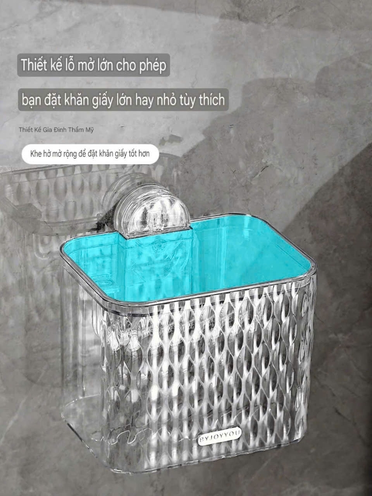 Hộp đựng giấy kiểu hút tường