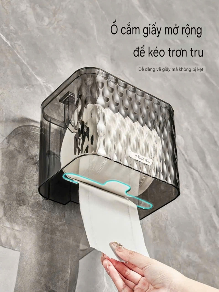 Hộp đựng giấy kiểu hút tường